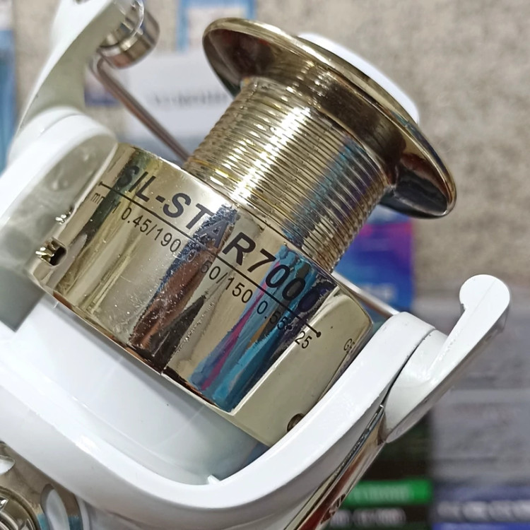چرخ ماهیگیری 7000 برند وایکینگ مدل Sil star7000 مناسب برای چوب ماهیگیری لنسر ماهیگیری
