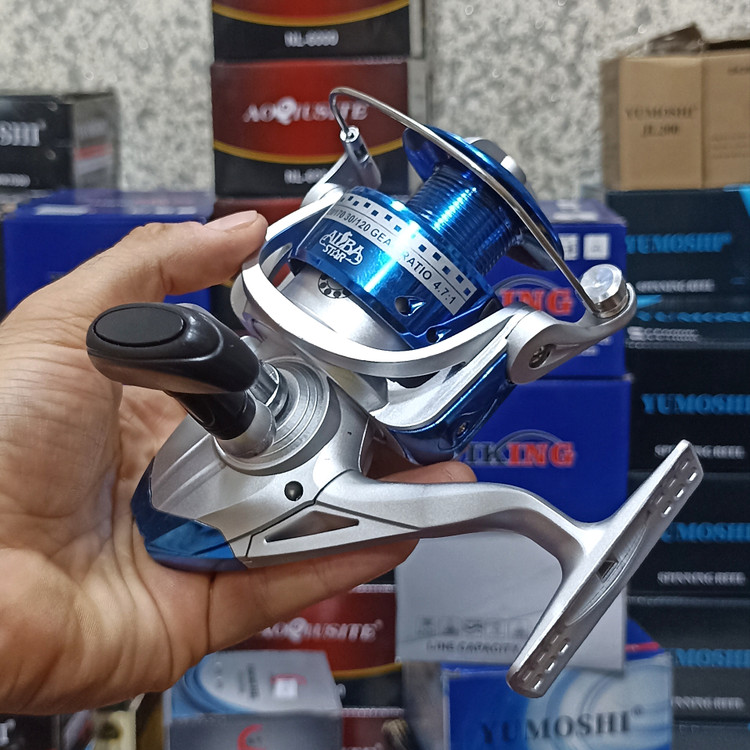 چرخ ماهیگیری 7000 برند آلبااستار مدل YE silver 7000 مناسب برای چوب ماهیگیری لنسر ماهیگیری