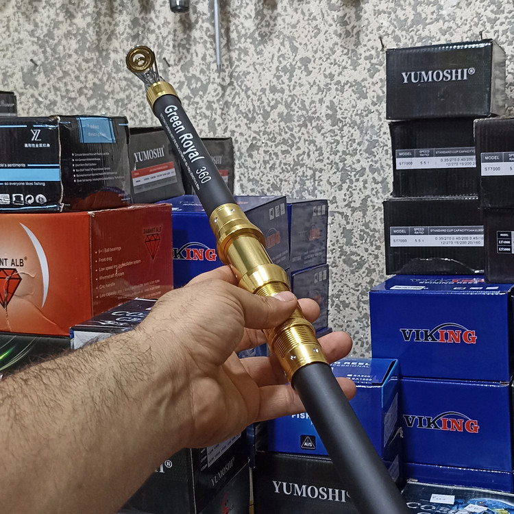 چوب ماهیگیری برند گرین رویال مدل OSP black سایز 360 سانت لنسر ماهیگیری
