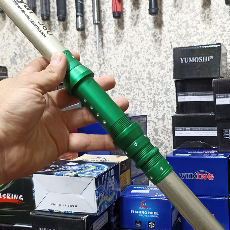 چوب ماهیگیری برند گرین رویال مدل OSP gold سایز 360 سانت لنسر ماهیگیری