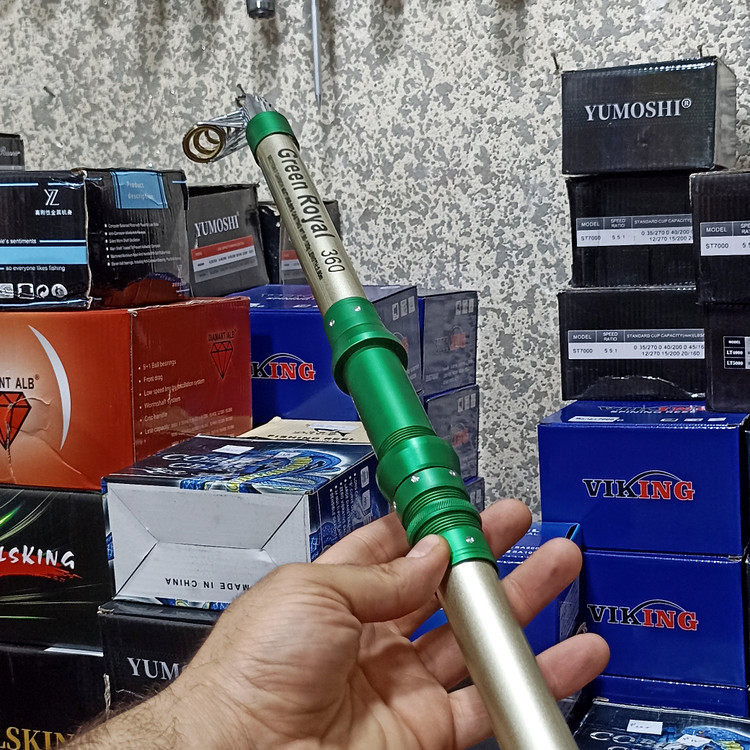 چوب ماهیگیری برند گرین رویال مدل OSP gold سایز 360 سانت لنسر ماهیگیری
