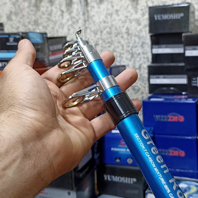 چوب ماهیگیری برند گرین رویال مدل OSP blue سایز 360 سانت لنسر ماهیگیری