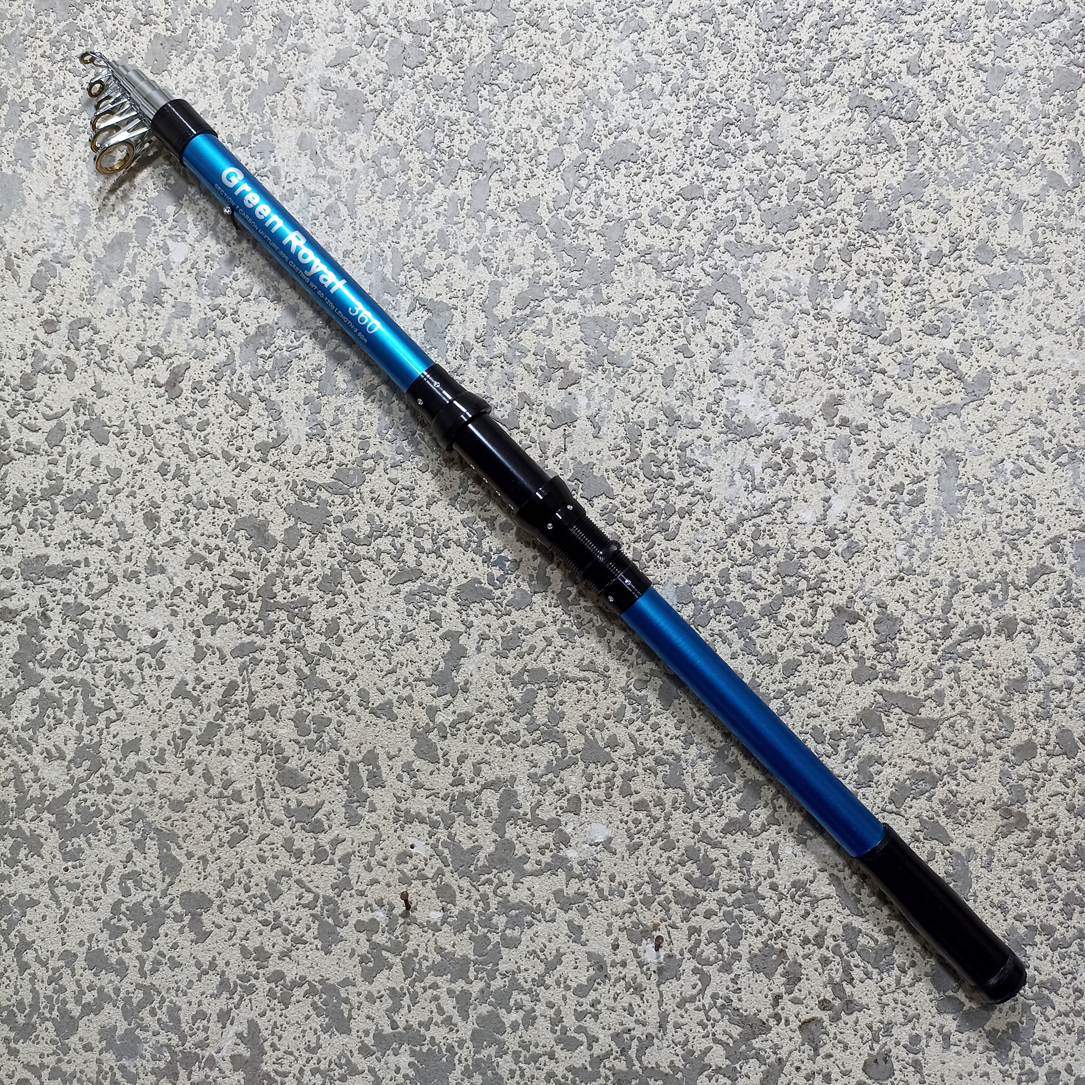 چوب ماهیگیری برند گرین رویال مدل OSP blue سایز 360 سانت لنسر ماهیگیری